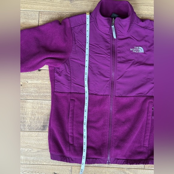 The North Face Girls Denali Jacket Purple size Large 14/16 - Picture 13 of 14